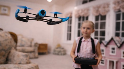 Drone battle action in 4K