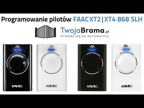 Programowanie pilotów FAAC xt4 868