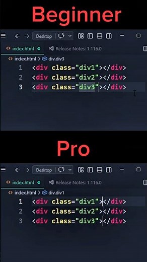 Beginner vs Pro Coding🔥 | The Real Difference, nexacode| #coding#html #programming #webdevelopment