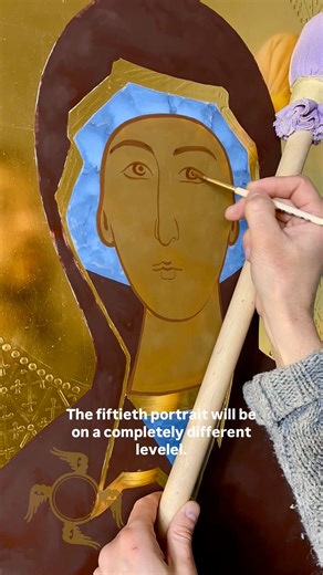 Petro Birov on Instagram: "In this kind of drawing, every line matters. Its thickness, direction, and placement on the face decide everything. This is not painting — here you can’t endlessly correct things. A line is either in the right place, or it isn’t. So my advice for beginners: start with very light line work — just half a tone darker than the sankir. This way, you can still adjust the form and facial features. And one more thing: practice on paper, copy portraits — at least one a day. I p