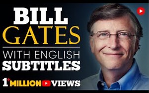 BILL GATES: Harvard Commencement Address (Big English Subtitles)
