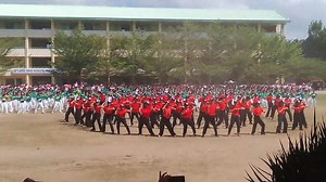 The Squid Game inspired Zumba performance of grade 11 students ❤️ #mlangnationalhighschool #55thFoundationAnniversary | Ro Se Mhay