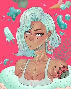 How to paint  skin ( Step by step) ! “Digital painting on Clip studio paint Tutorials. #1” by Moonlight.wisteria - Make better art | CLIP STUDIO TIPS