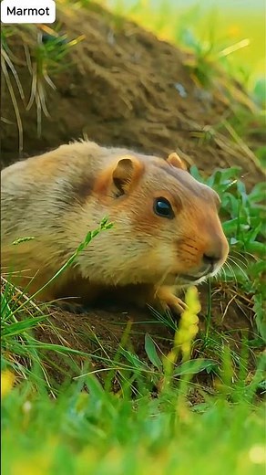 Wild Marmot's Peaceful Life #wildlife #animals #marmot