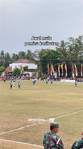 Awal mula pemicu keributan, Highlight DANLANUD Cup | ANDALAS vs GAMA #sepakbola #tarkam #football