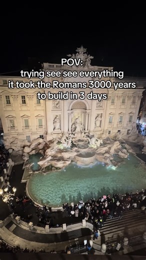 POV: You’re in Rome 🇮🇹 📍Rome #thingstodoinrome #rome #colloseum #travelrome #trevifountain