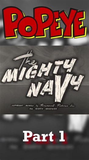 Popeye joins the Navy in this 1941 wartime-era cartoon, where military recruitment meets full rubber-hose chaos. Right from the start, the tone is playful, exaggerated, and unmistakably Fleischer. #Popeye #VintageCartoons #1940sAnimation #ClassicCutUps #PublicDomain