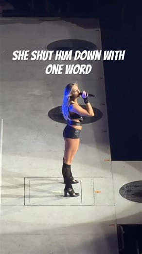 Tate McRae Shut Him Down With One Word #misspossessivetour #tatemcrae #greedy #shorts #fyp #t8