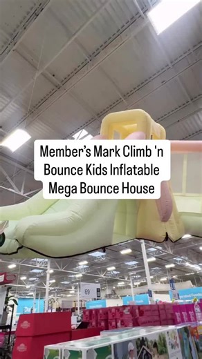 How fun is this?!?! Sam’s Club has a new Member’s Mark Climb ‘n Bounce Kids Inflatable Mega Bounce House (comes in 2 color combos) now for $249. It’s made of super durable material so that the kiddos will get years of enjoyment out of it! #samsclub #samsclubfinds #samsclubdeals #kids