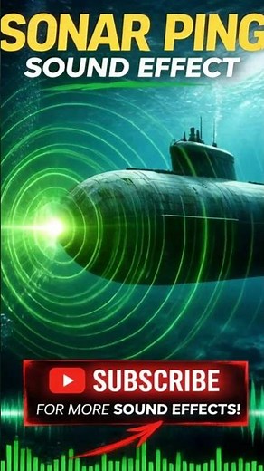 Sonar Ping Sound Effect | Submarine Sonar SFX