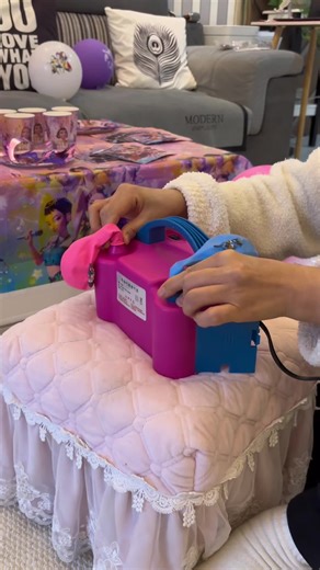 K-pop Themed Birthday Party Backdrop Setup