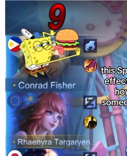 SpongeBob Interactive Effect and My BF's MLBB Journey