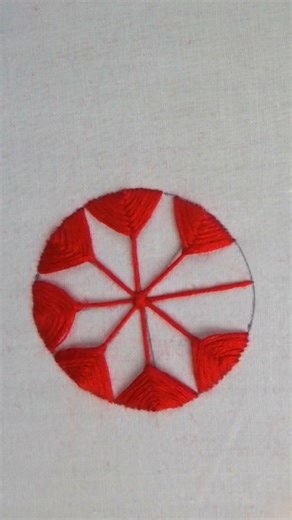 hand embroidery latest circle design pattern tutorial, #trending #sewing #stitches #embroidery | Craftypie