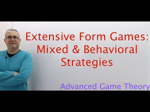 (AGT2E6) [Game Theory] Extensive Form Games: Mixed and Behavioral Strategies