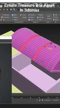 Create Treasure Box Asset in 3dsmax | How To Model it #3d #interiordesign