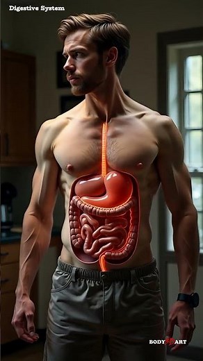 See the GLOW of Healthy Guts! #humanbody