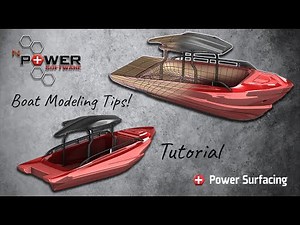 Boat modeling basics - Power Surfacing | SOLIDWORKS