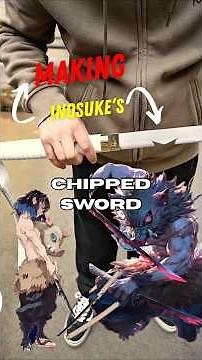Forging Inosuke’s wild dual blades!Anime swords come to life #swordcrafting #demonslayer #shorts