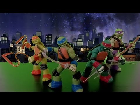 Infiltration of shredders lair/rescuing master splinter tmnt animation (Stop Motion)