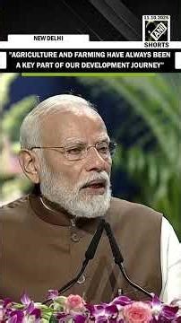 "Agriculture & farming have always been a key part of our development journey” PM at 'Krishi' event