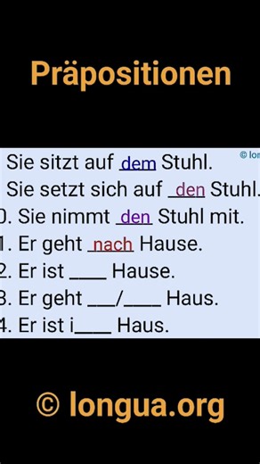 Deutsch, Präposition, Akkusativ oder Dativ, #germangrammar #deutsch #grammatik wo oder wohin? im ins