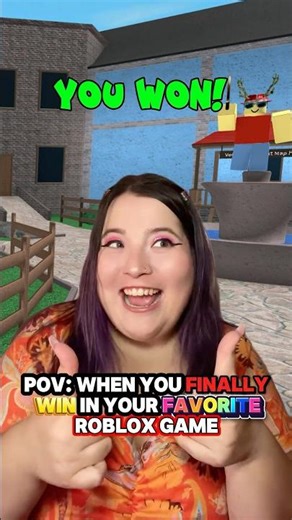 POV: When You Finally WIN in Your FAVORTIE Roblox Game!