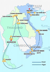 💥🚤 20 DAYS | 3 COUNTRIES | ONE ICONIC MEKONG ADVENTURE 🌏✨ THE ULTIMATE VIETNAM – LAOS – THAILAND JOURNEY 🇻🇳🇱🇦🇹🇭 Follow the timeless flow of the legendary Mekong River on a once-in-a-lifetime journey through the very heart of Southeast Asia. From misty mountains and emerald bays to golden temples, ancient heritage towns, and vibrant modern capitals — every day is a new masterpiece. ✨ Designed exclusively for you, this private, tailor-made journey blends culture, nature, comfort, and refi