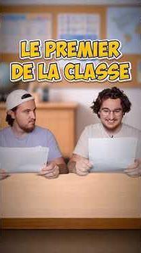 Le premier de la classe 🤓
