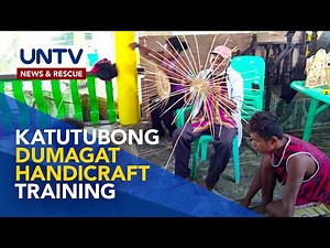 Mga katutubong Dumagat sa Real Quezon, sinanay sa paggawa ng mga handicraft
