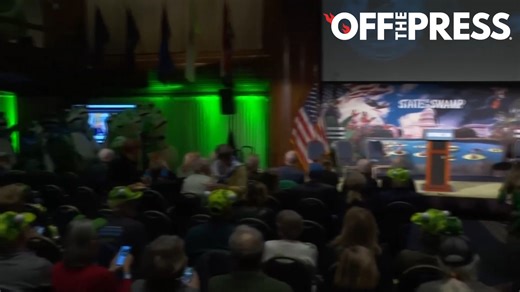 WATCH: People in frog costumes are dancing at liberal activists' "State of the Swamp" protest. | Off The Press