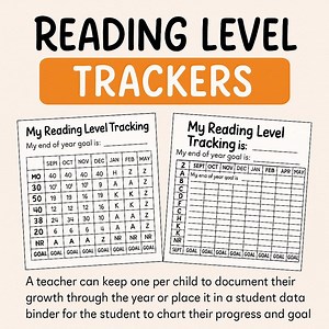 Reading Level Tracker (PDF) - Etsy Australia