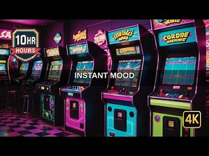Retro Arcade Illuminated ⚡ Deep Focus ⚡ 10 Hours