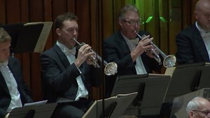 Stravinsky's The Rite of Spring was premiered 105 years ago today. This is one of the quieter moments of that riotous piece... ~~~~~~~~~~~~~~~~~~~~~~~~~~~~~~~~~~~~~~~~~~~~~~~~~~~~~~~~ Yes, those are plastic bottles in the end of their trumpets! This moment in The Rite of Spring prompted a lot of questions on the YouTube chat during Sunday's live stream, so we asked David Elton and Gerry Ruddock what was going on here! Gerry says, "They're just very quiet mutes, sent to us from a trumpet player i
