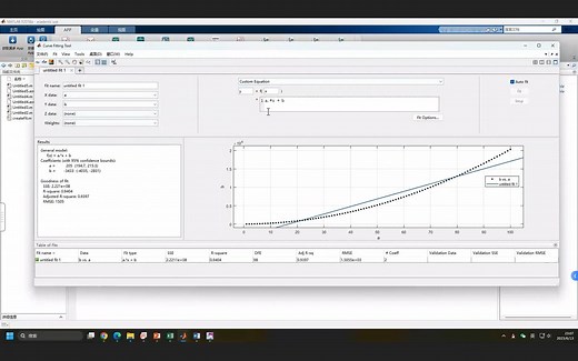 十分钟掌握matlab数据拟合工具箱应用（curve fiting tool）