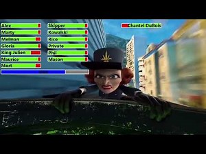 Madagascar 3: Europe's Most Wanted (2012) Monte Carlo Chase with healthbars