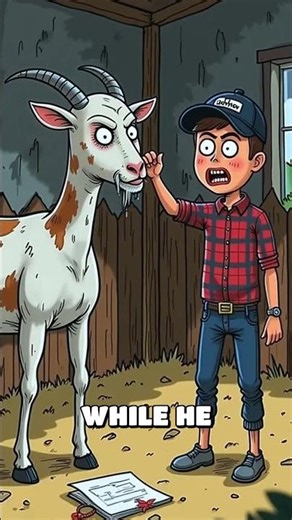 My goat ate my homework #shorts #funny #animals #ai #humor