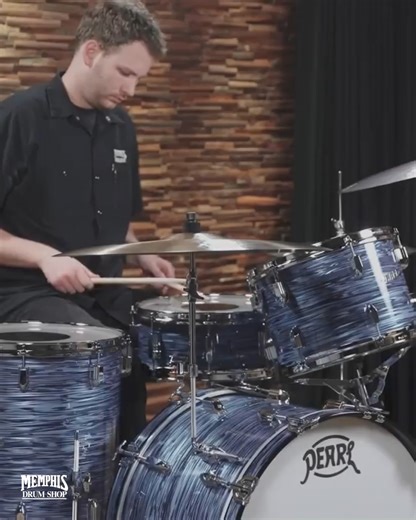 1.7K views · 34 reactions | The Pearl President Series Deluxe Drum Set 22/13/16 - Ocean Ripple ($1,599.00). This drum set features 6-ply Lauan Mahogany shells with 45-degree bearing edges. Check it out at https://memphisdrumshop.com/pearl-president-series-deluxe-drum-set-22-13-16-ocean-ripple-psd923xp-c767 #drums #drumshop #pearldrums | Memphis Drum Shop & myCymbal.com | Facebook
