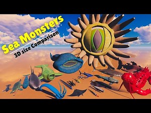 Crazy Sea Monsters SIZE Comparison 2024 || 3D Animation || Bloop Vs El Gran Maja vs Julia Beast