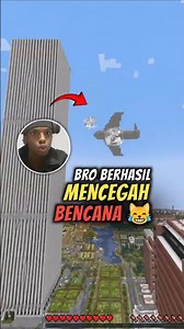 BRO SAVED THE WORLD 😹 #gameplay #ps5 #modgame #games #minecraft #minecraftshorts #gaming