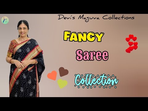 ✨ Fancy Sarees collections @ Devi'sMaguvaCollections|| 7396841375 #saree