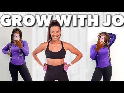 Grow With Jo 8 Min Beginner Workout. FAT BURNING WORKOUT. #growwithjo