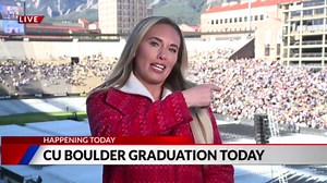 CU Boulder graduation ceremony