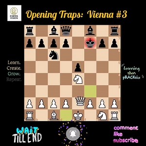 🎯Chess Trap Series #3 – Vienna | Learn to win fast