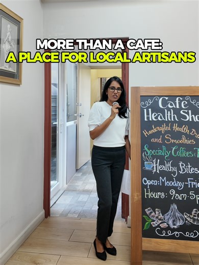 More than a cafe, this is a space for local artisans. Gemstones, bracelets, handmade soaps, dairy-free chocolate, sourdough bread and more; all crafted locally with care. Supporting local matters. Our craftsmen and creators are truly brilliant. #IshtaraMedical #cafevibes #shoplocal #localartisans