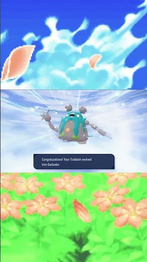 Evolving Trubbish into Garbodor - Pokemon Legends ZA #shorts #shinypokemon #evolution