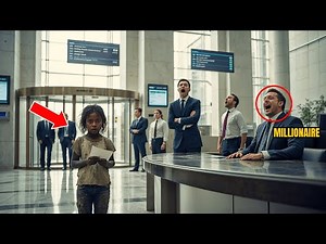 “I JUST WANNA SEE MY BALANCE,” Said The LITTLE BLACK GIRL. MILLIONAIRE Laughed…Til He Saw The SCREEN