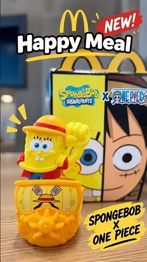 NEW McDonald’s SpongeBob × ONE PIECE Happy Meal! 🧽🏴‍☠️