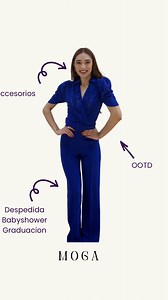 💙 El azul nunca falla 💙 Nuestro jumper azul es la pieza perfecta para un look elegante pero cómodo ✨ Ideal para brillar en cenas, fiestas y eventos donde quieras destacar con estilo. 🔹 Corte moderno que estiliza 🔹 Color clásico y versátil #MogaStyle #JumperMOGA #NewCollection #LookDeImpacto #OOTD | MOGA Formal Dresses