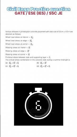 Civil engineering previous year gate question for practice