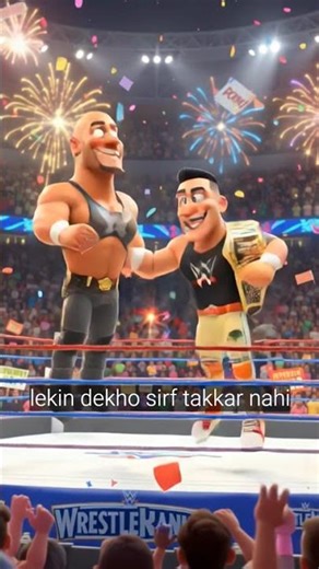 Wwe Cartoon fighter #wwe #shortsfeed #cute #cartoon